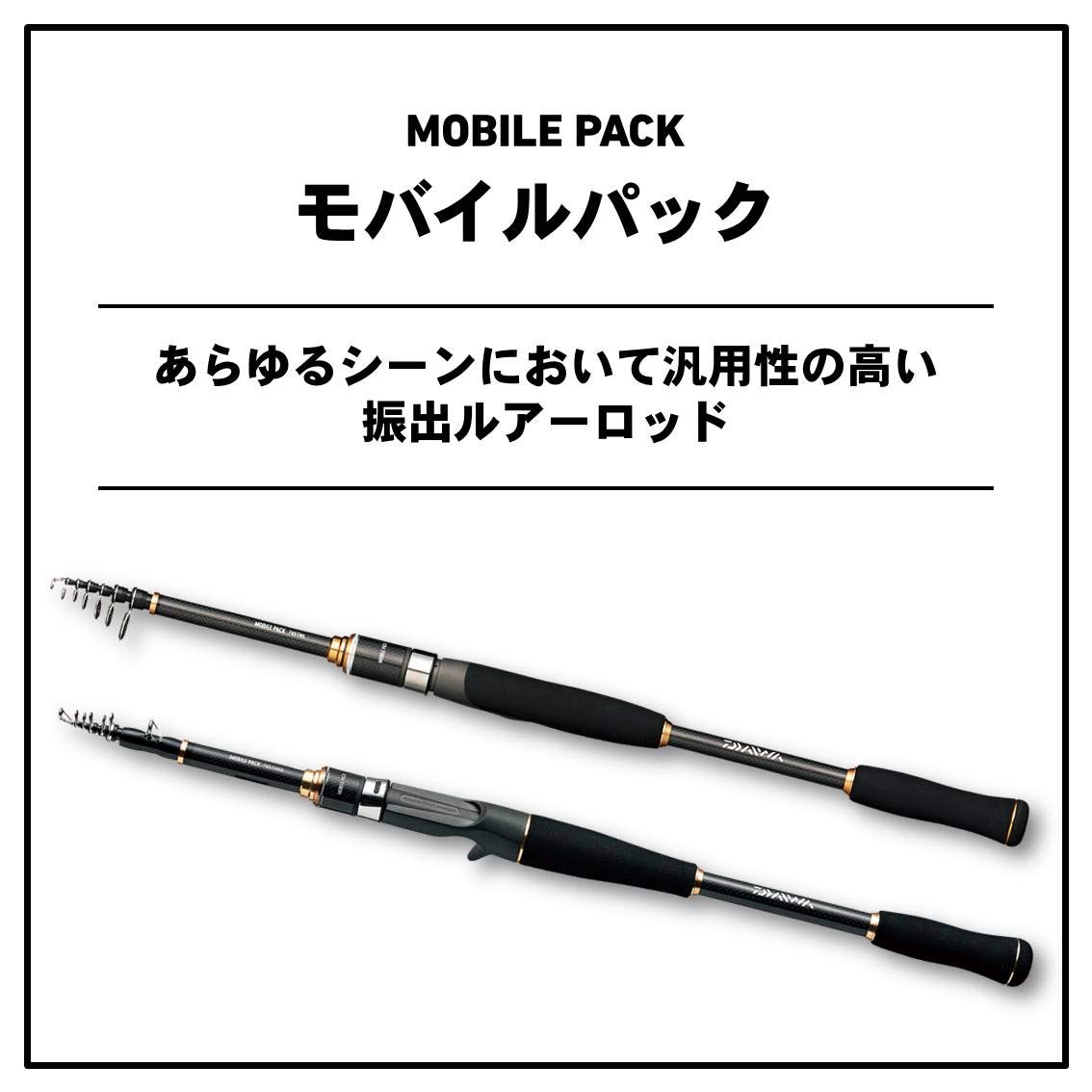 Amazon | ダイワ(DAIWA) 万能振出ルアーロッド モバイルパック 866TMLS