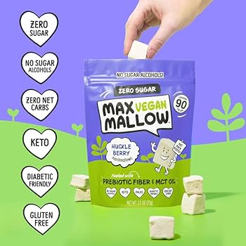 Amazon.com : Max Mallow Vegan Sugar Free Marshmallows - Keto