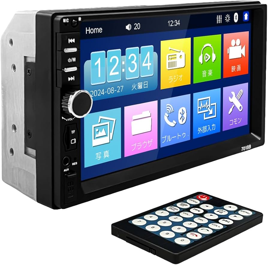 Amazon.co.jp: Hiiroo 2DINカーオーディオ 7インチディスプレイUSB