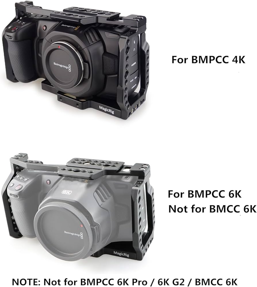 Amazon.co.jp: MAGICRIG BMPCC 4K / BMPCC 6K ケージ トップハンドル
