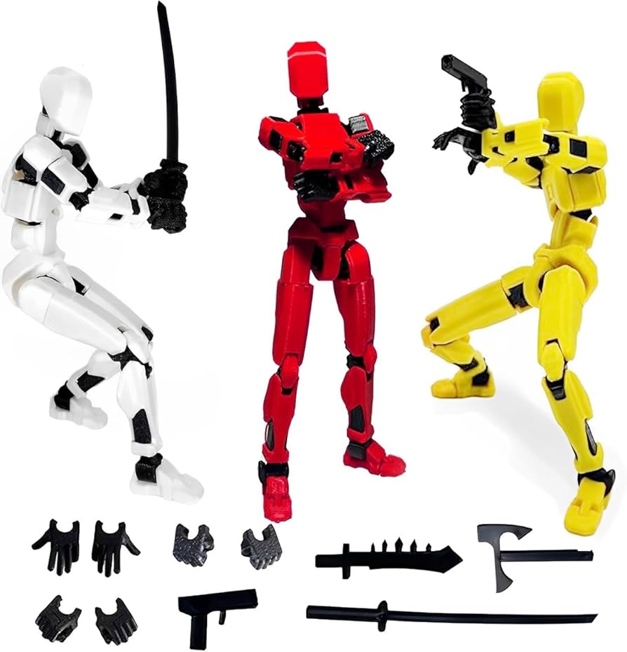 Amazon.co.jp: T13アクションフィギュアセット、タイタン13ロボット