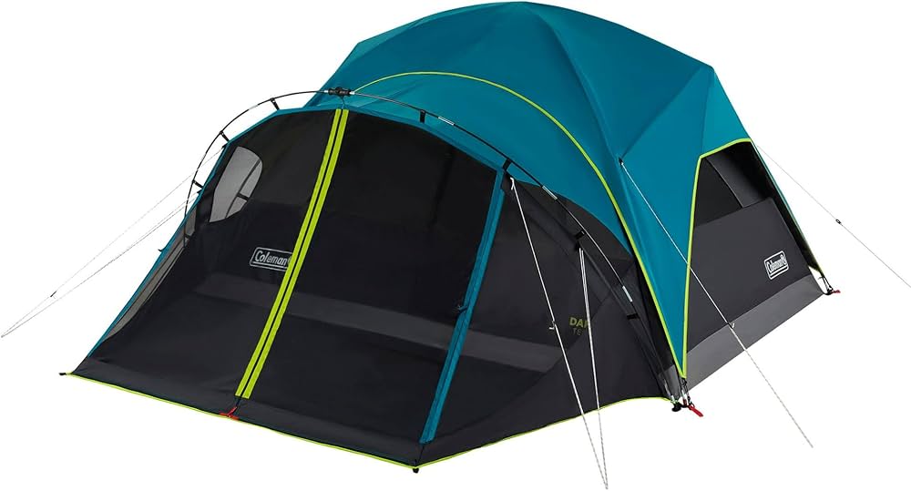 Amazon.com : Coleman Carlsbad 4 Person Dark Room Dome Camping Tent