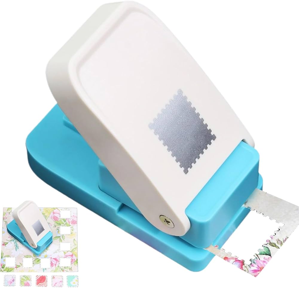 Amazon.co.jp: 切手用ホールパンチ | スカラップレクタングル形状