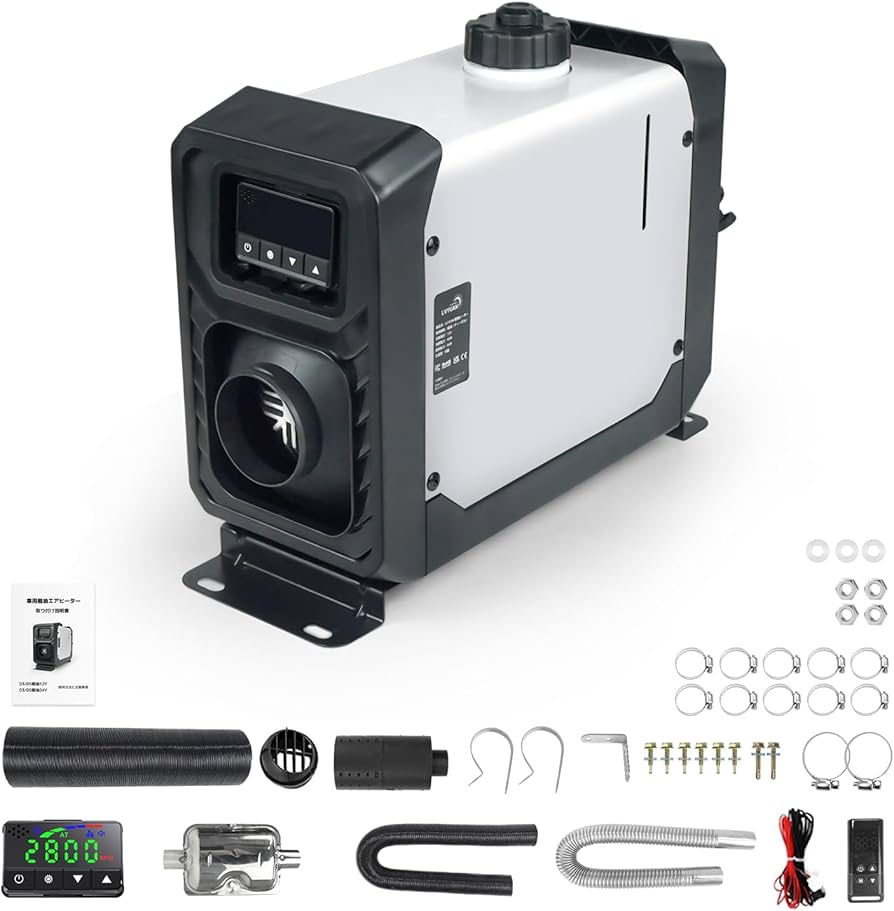 Amazon.co.jp: 2023モデル LVYUAN（リョクエン）24V 8KW車用 軽油 一体