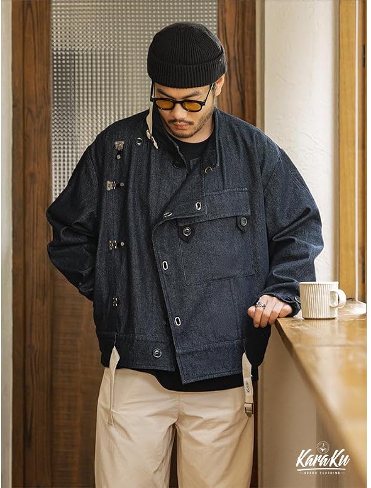 KARAKUSTUDIO】100%コットン/メンズ/デニムジャケット