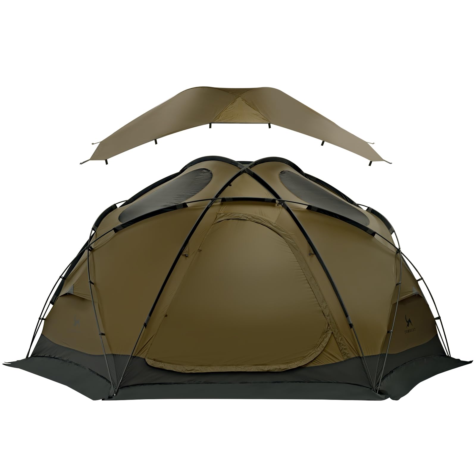 Amazon.com : TOMOUNT Dome Hot Tent with Stove Jack 4 Person
