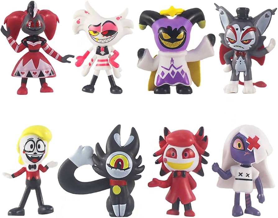 Zhongkaihua Hazbin Hotel Figure Set Alastor/Angel Dust/Lucifer