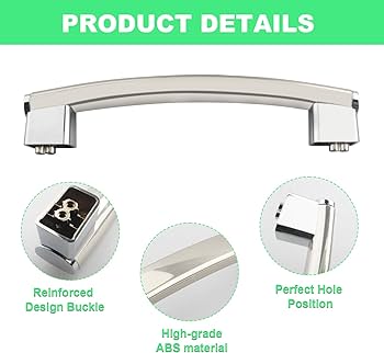 Amazon.com: LEDBarz WB15X20402 Microwave Door Handle with Fixing