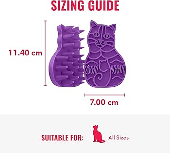 Amazon.co.jp: KONG Cat ZoomGroom ソフトラバー 猫マッサージブラシ