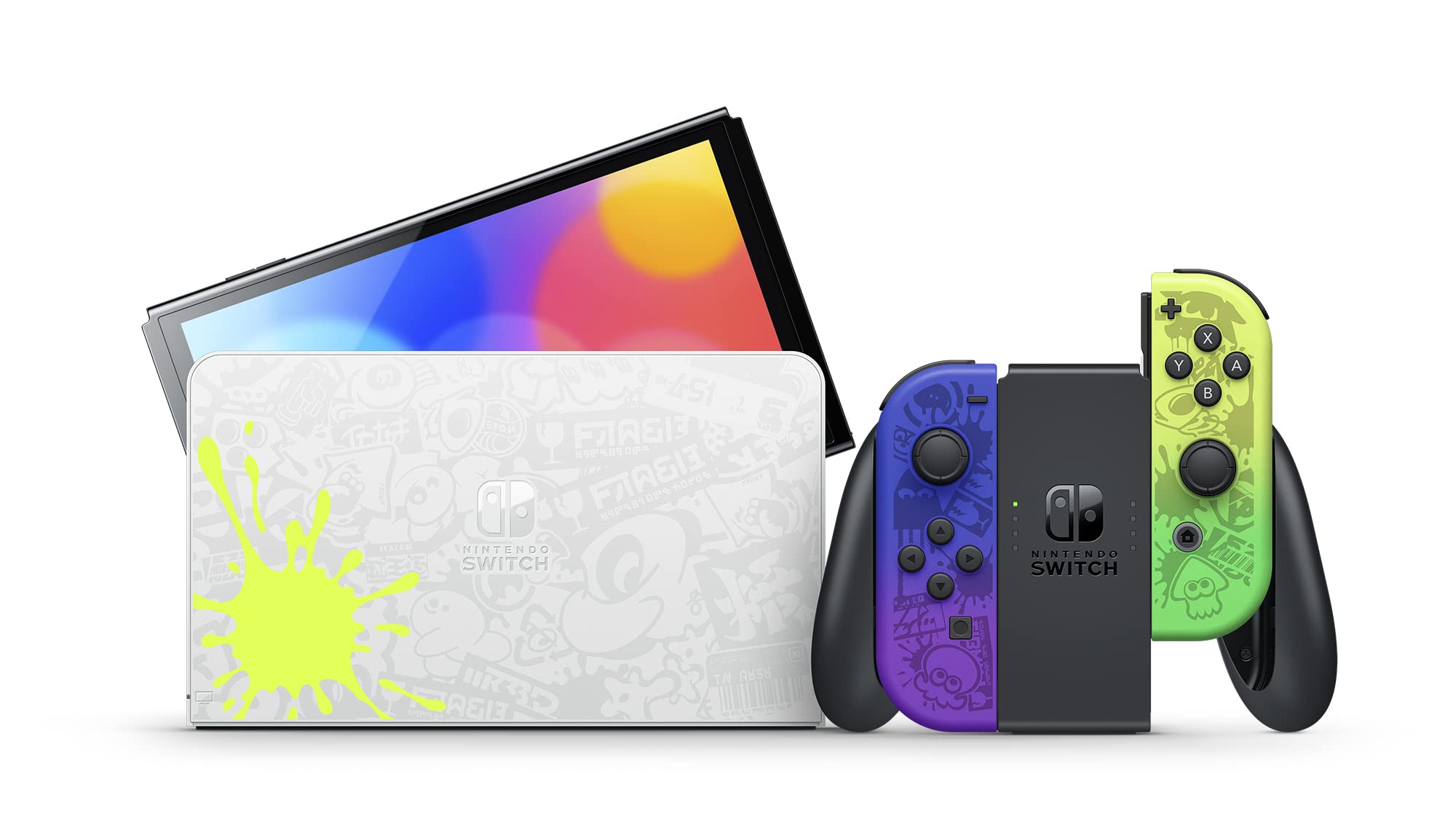 Amazon.com: RWD Nintendo Switch OLED Model Splatoon 3 SpecEd
