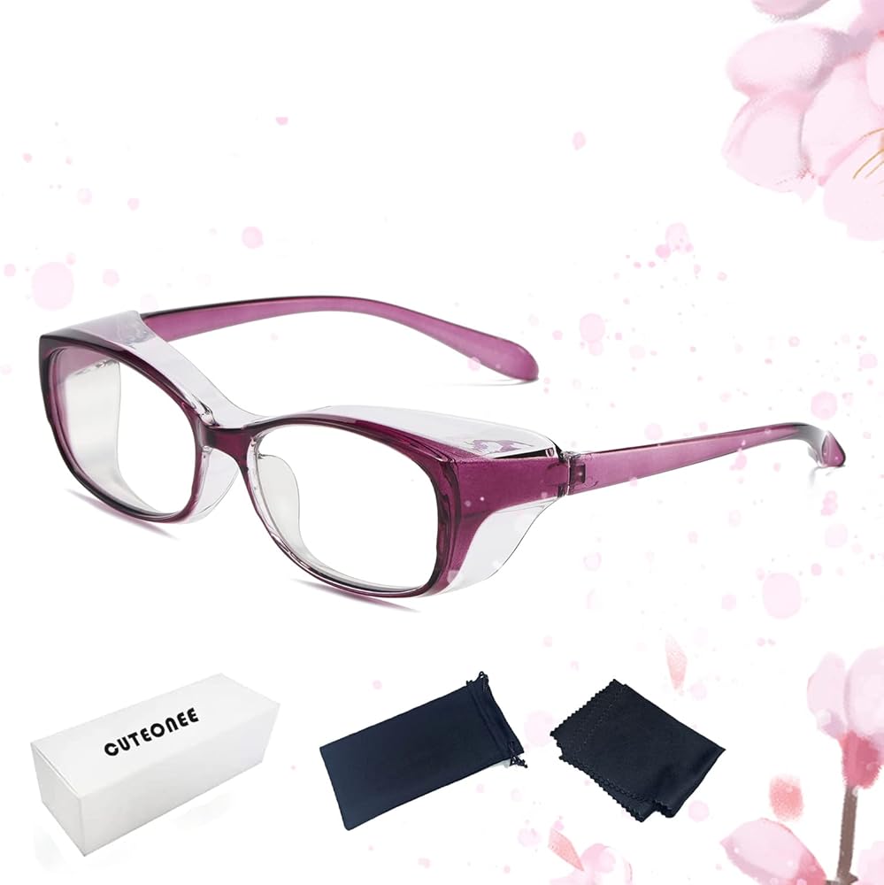 Amazon.co.jp: [CUTEONEE] 花粉症メガネ くもり止め ゴーグル 花粉