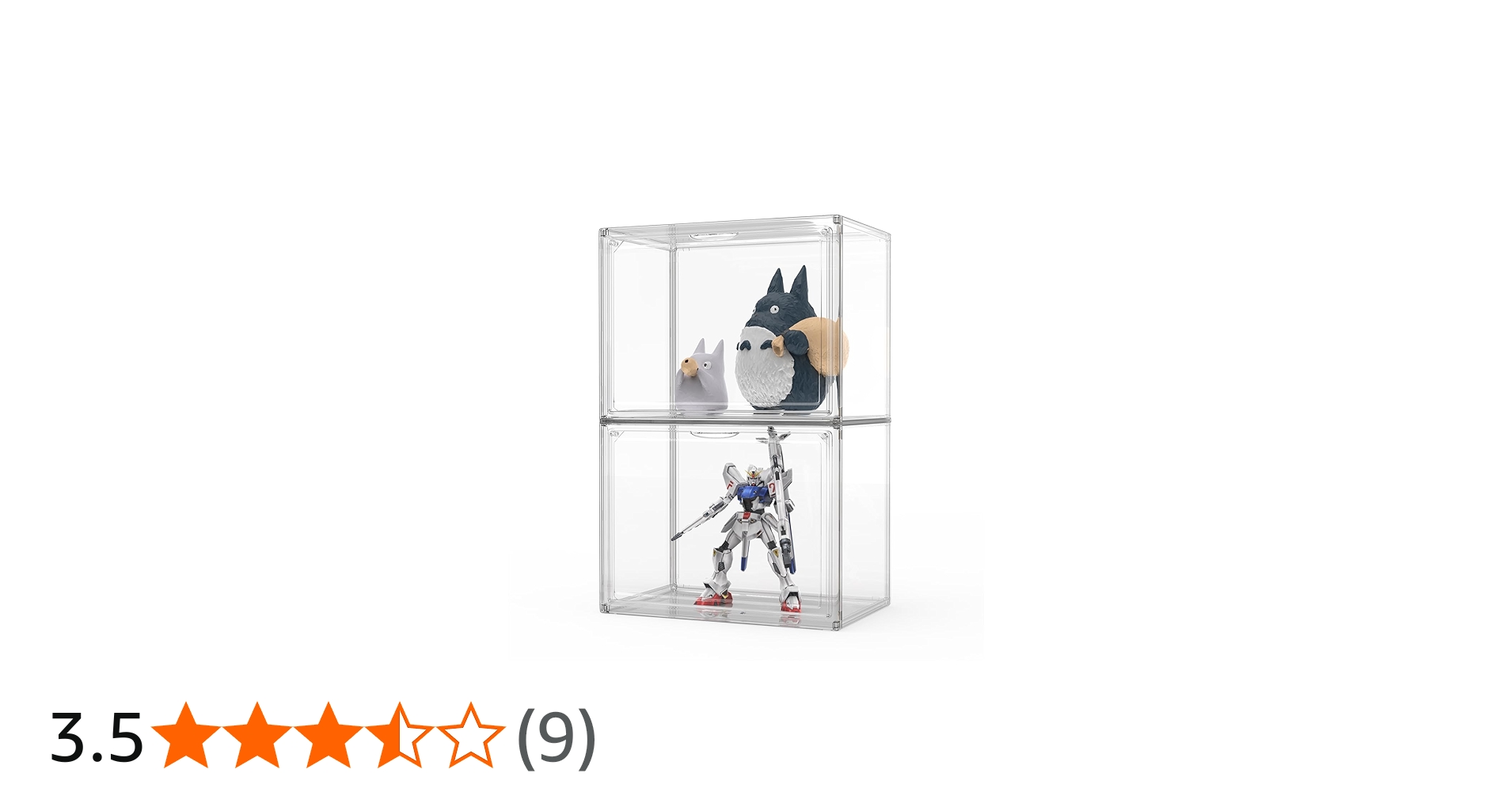 Amazon.co.jp: BriSunshine フィギュアケース 2個セット 透明
