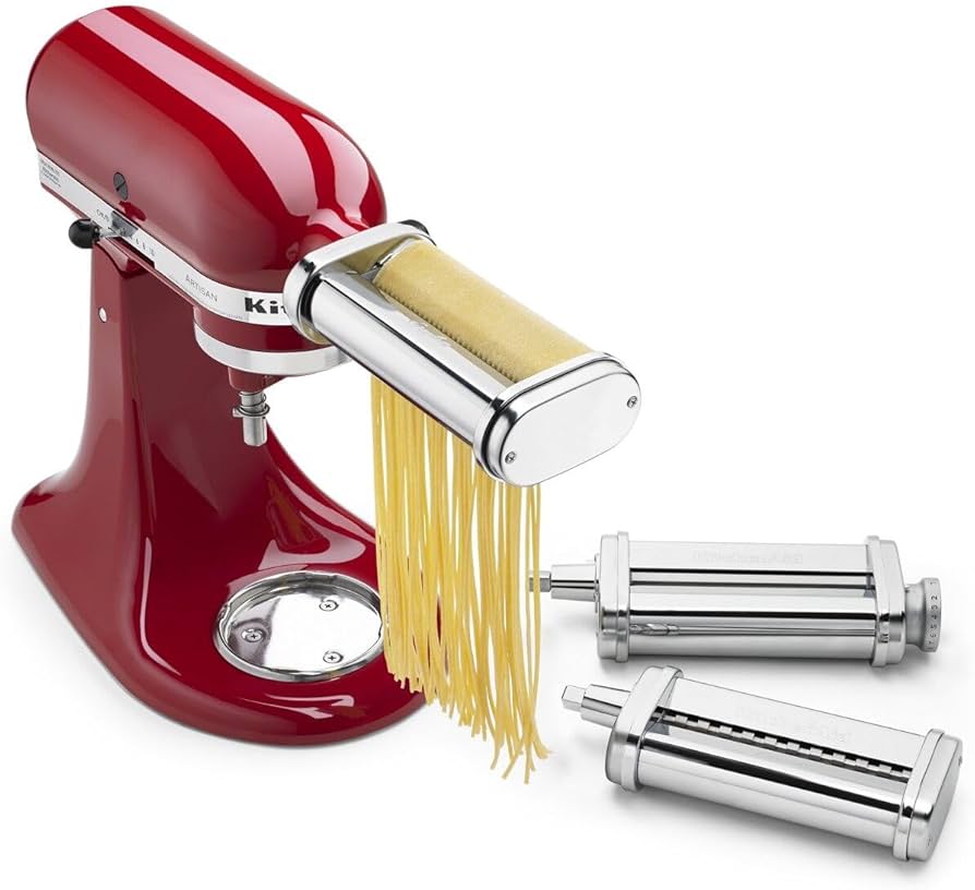 Amazon | KitchenAid KSMPRA パスタローラー&カッターアタッチメント