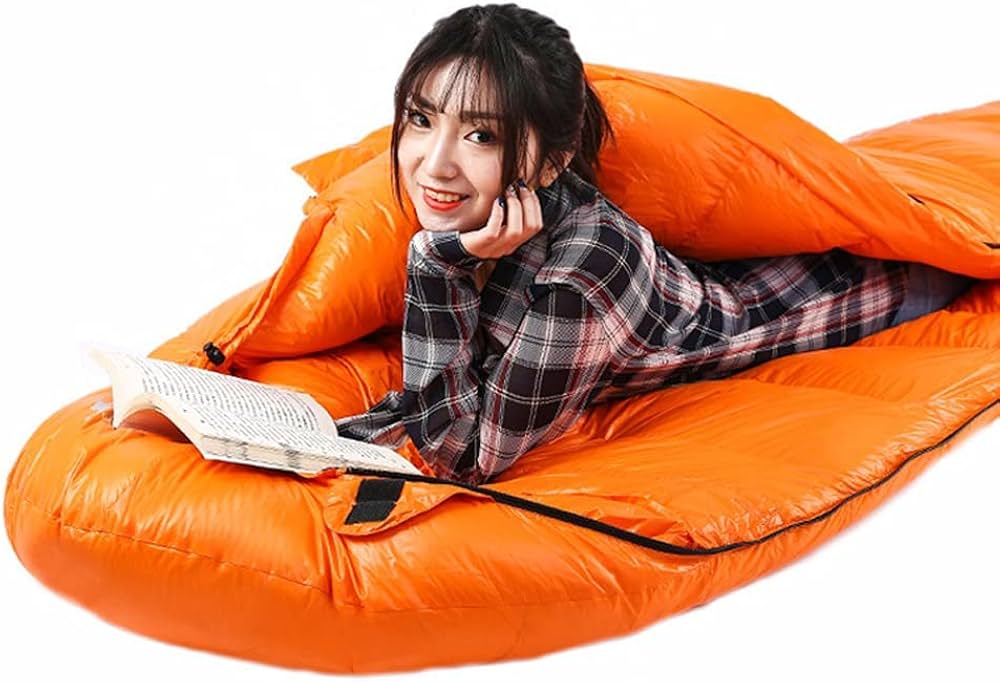 Amazon.co.jp: Fengzel Outdoor マミー型 寝袋 ダウン90% 400-2500g