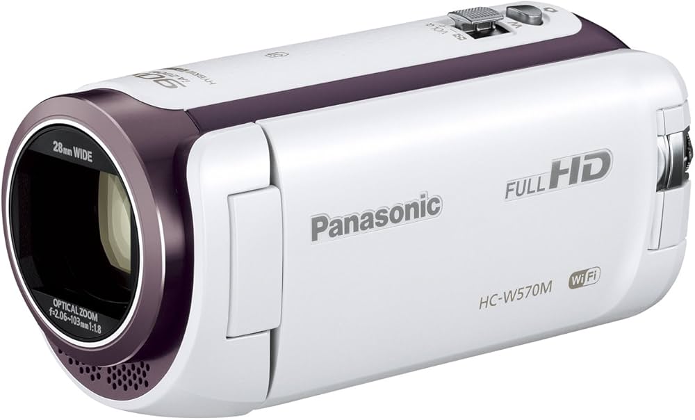 Amazon.co.jp: パナソニック HDビデオカメラ W570M ワイプ撮り 90倍