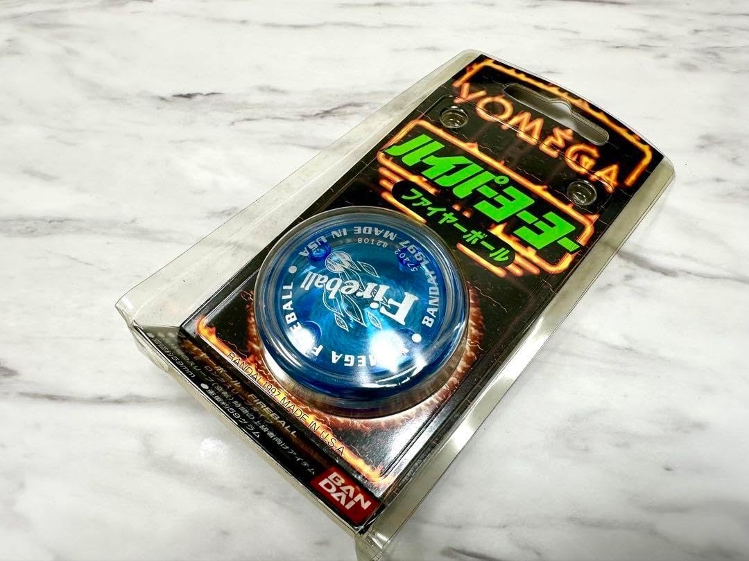 貴重1997 ハイパーヨーヨー ファイヤーボール クリアブルー貴重未開封