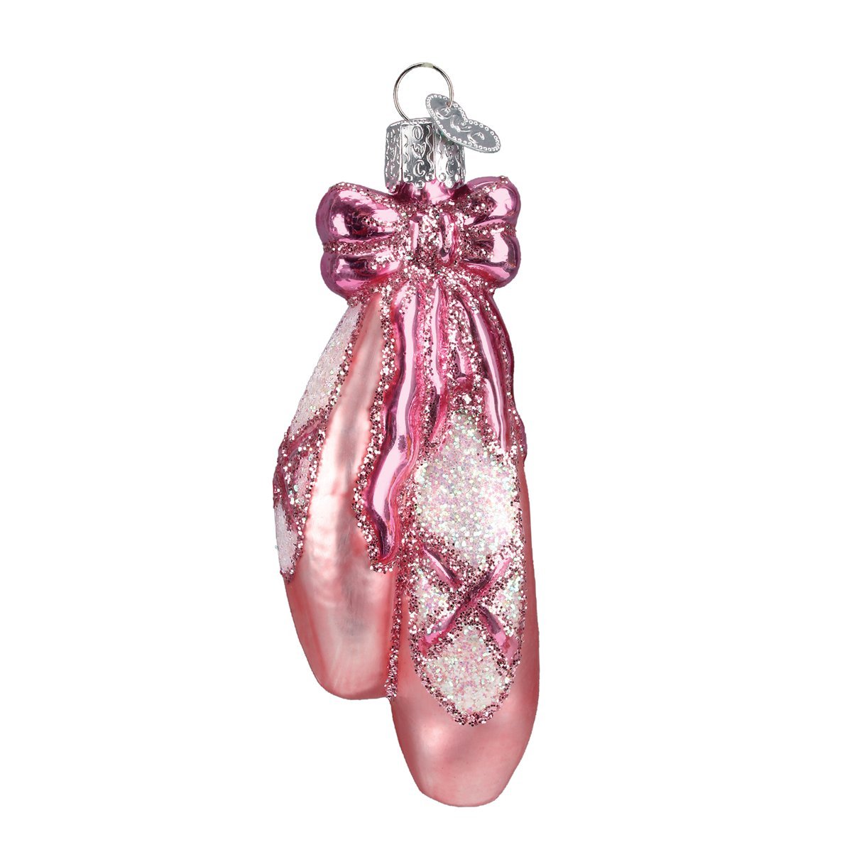 Amazon.com: Old World Christmas Ballet Toe Dancing Shoes Glass