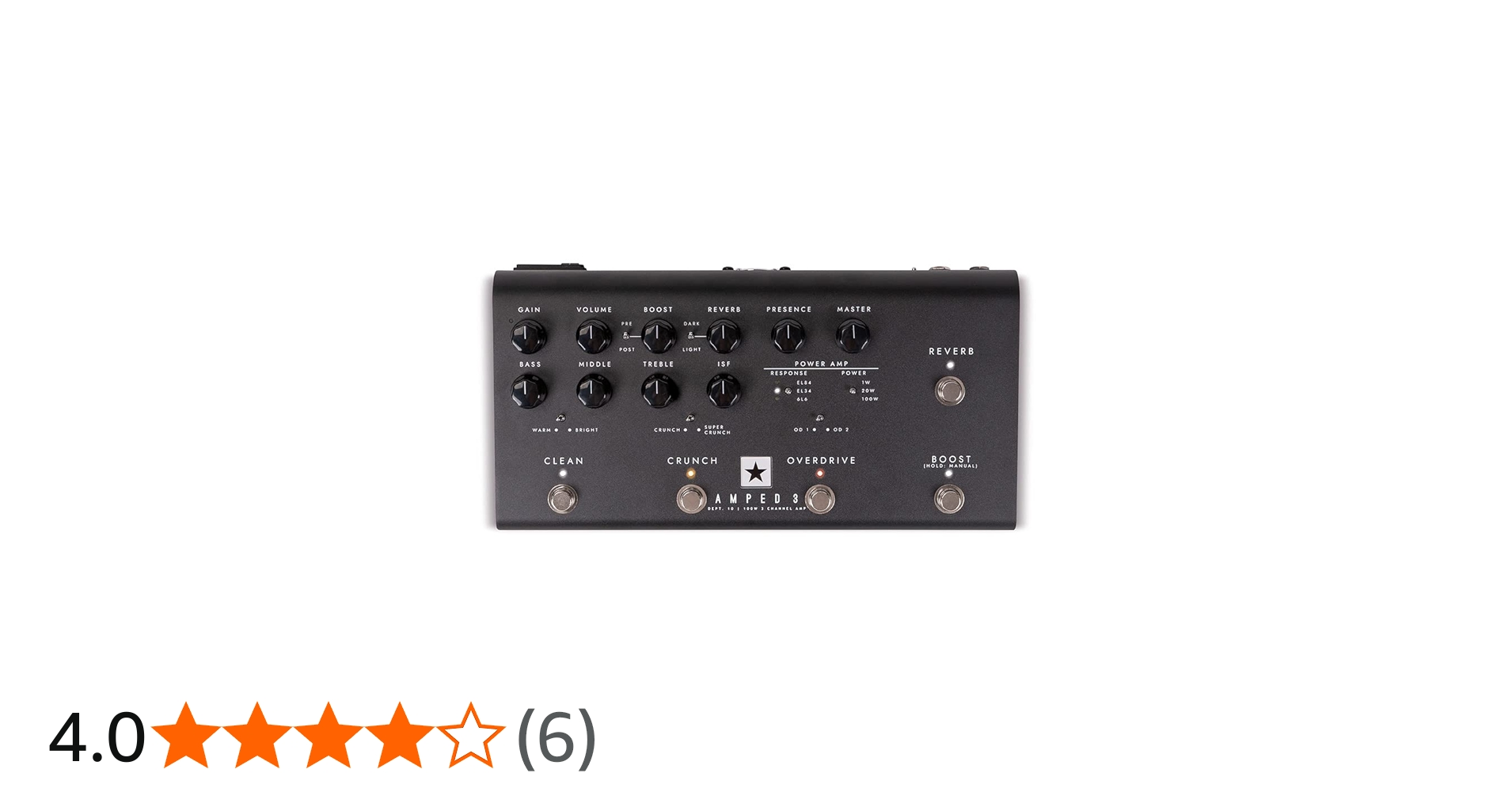 Amazon | Blackstar ブラックスター 100W ペダル型 ギターアンプ DEPT