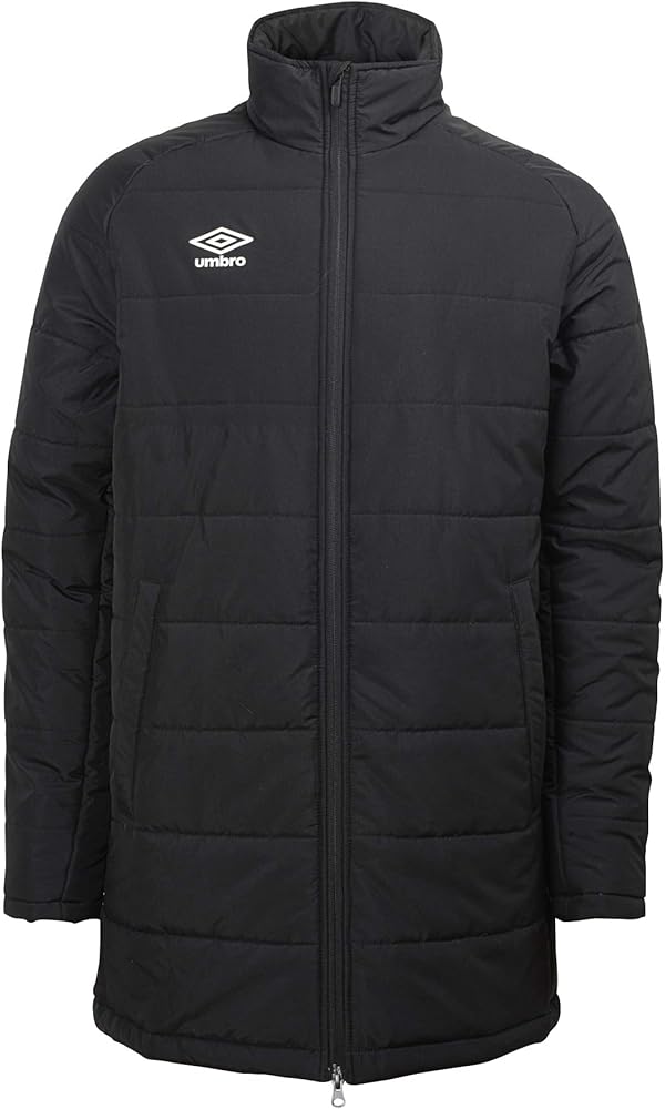 Umbro Padded Jacket, Black/Carbon, Adult Small at Amazon Women's