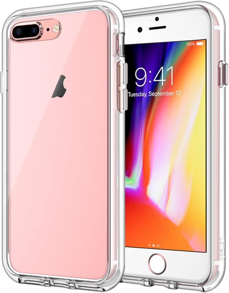 JETech Hülle für iPhone 8 Plus und iPhone 7 Plus, Nie Vergilbung