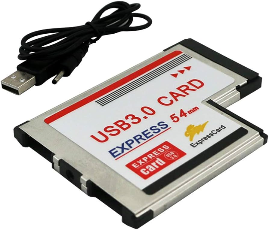 Amazon.com: JMT 2 Dual Ports USB 3.0 HUB Express Card ExpressCard