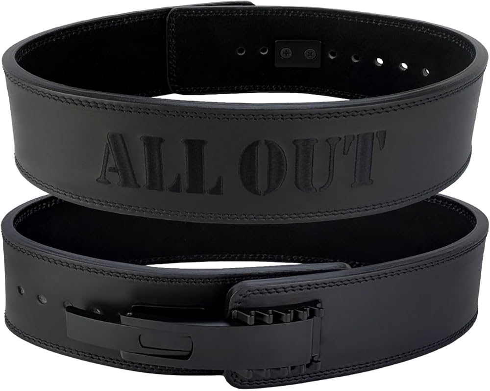 Lサイズ ALLOUT IFBB PRO監修 レバーアクションベルト ALLOUT IFBB