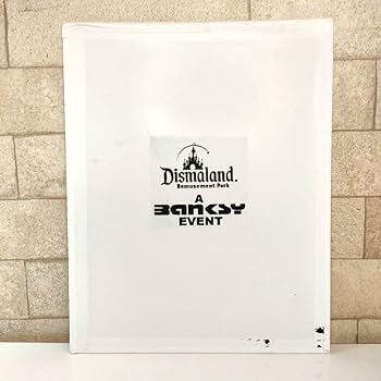 額装済み！希少です！バンクシー ディズマランド banksy ステンシル