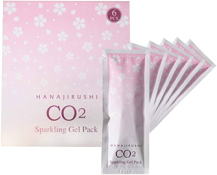 Amazon.co.jp: 花印 スパークリング 炭酸ジェルパック10g×6包入 1剤式