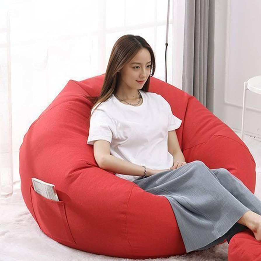 Amazon.co.jp: ビーズクッション 人をダメにするソファ 座椅子 耐久性