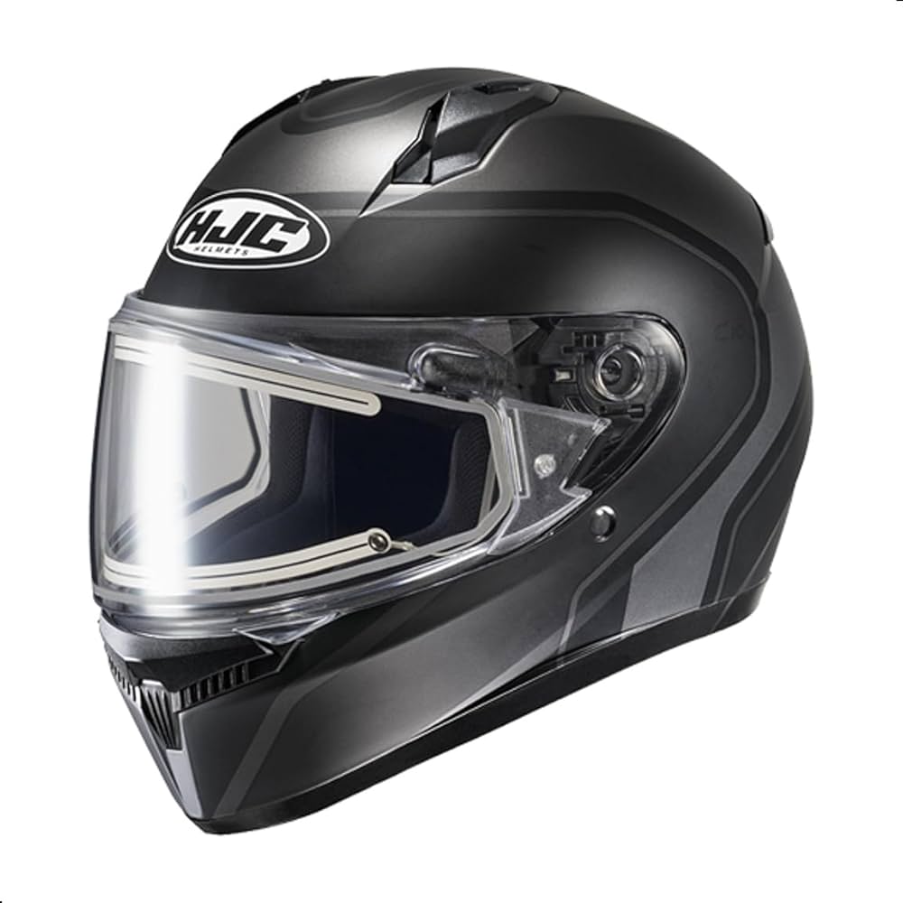 Amazon.com: HJC C10 Elie Electric Shield Snow Helmet, DOT Approved