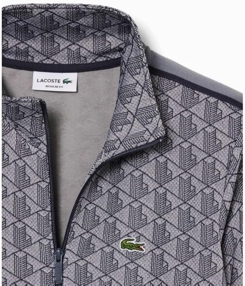 Amazon.co.jp: [ラコステ] モノグラムジャカードトラックジャケット