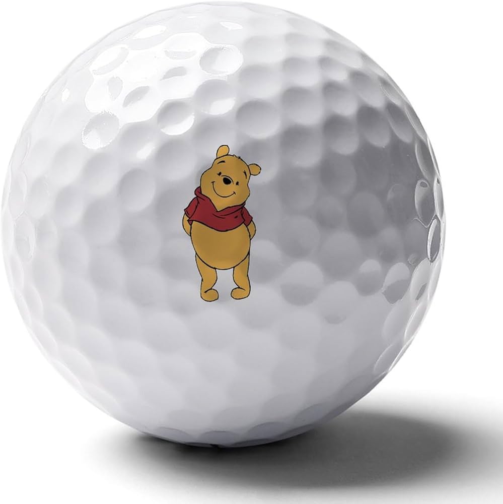 Amazon.co.jp: くまのプーさん ゴルフボール メンズ ゴルフグッズ 練習