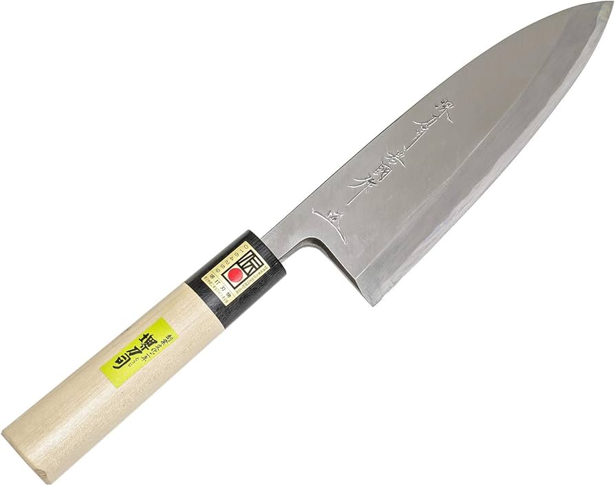 Amazon｜堺刀司 出刃包丁 シルバー 240mm 岩国 出刃 A-10051｜牛刀包丁