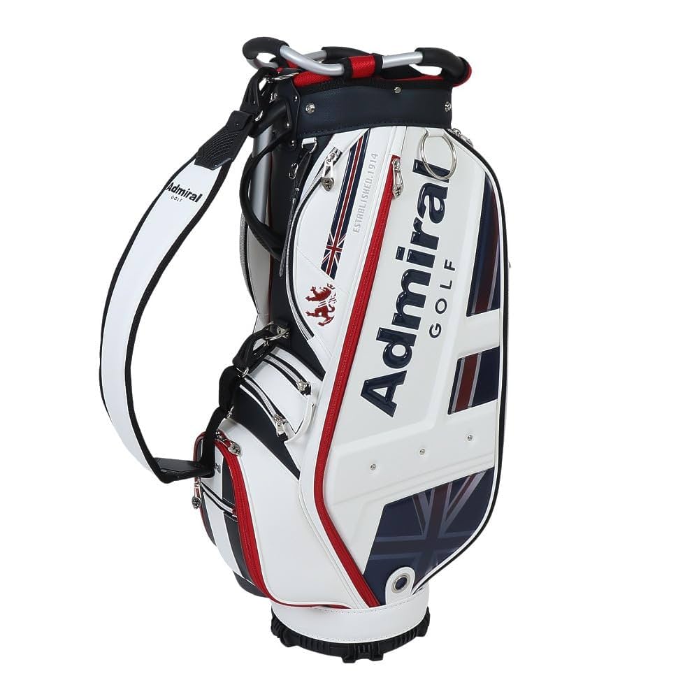 Admiral ゴルフバッグ ホワイト 【公式通販】