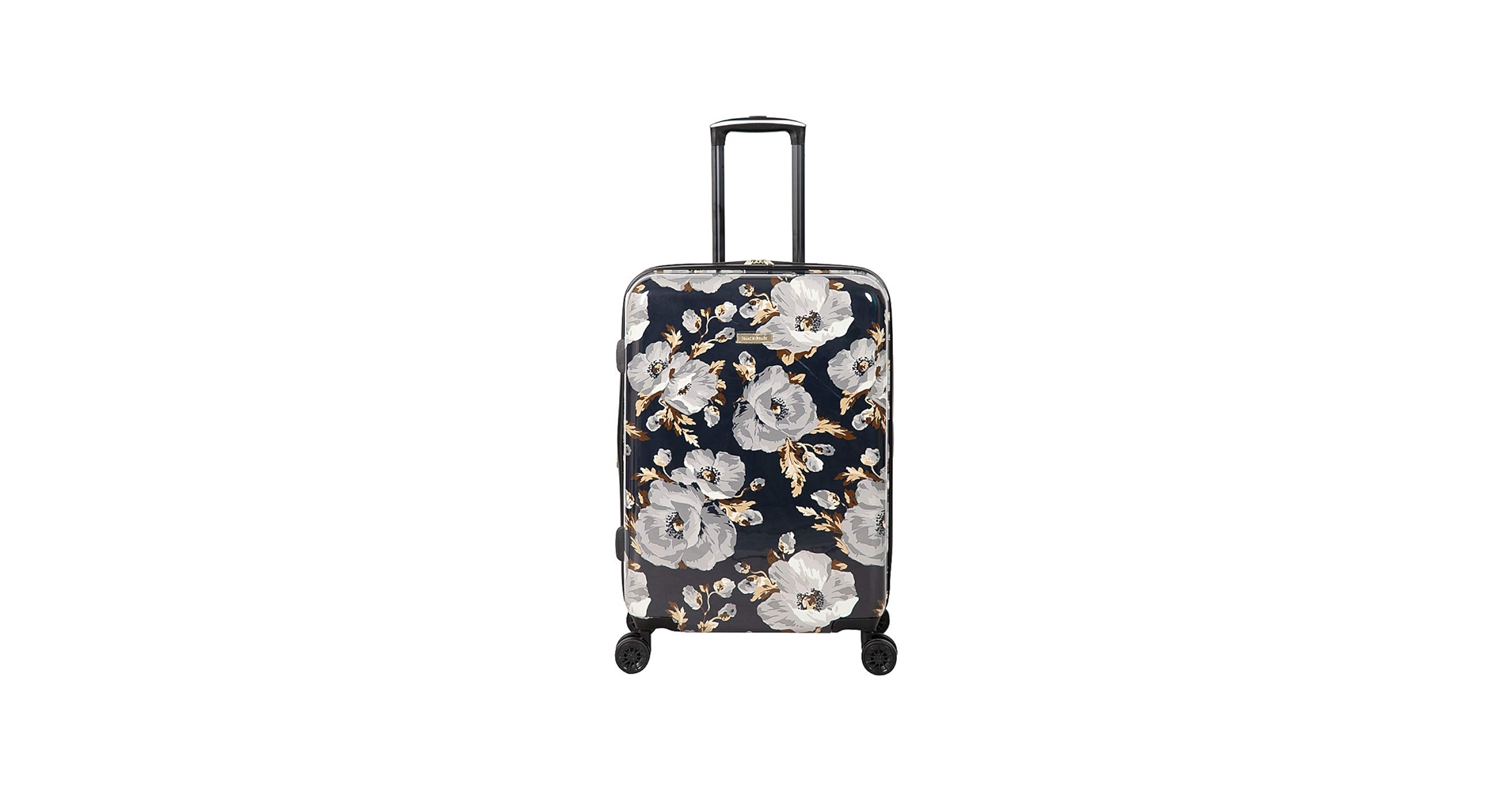 Amazon.com | Isaac Mizrahi Inez 8-Wheel, Black Floral, 26