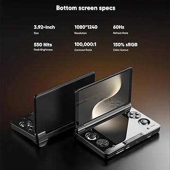 AYN Thor Base Dual-Screen Clamshell Gaming Handheld | Snapdragon 8