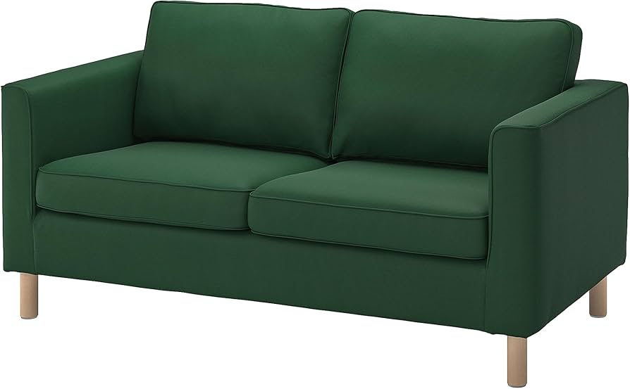 Amazon｜IKEA PÄRUP 2人掛けソファ Vissle ダークグリーン｜ソファ
