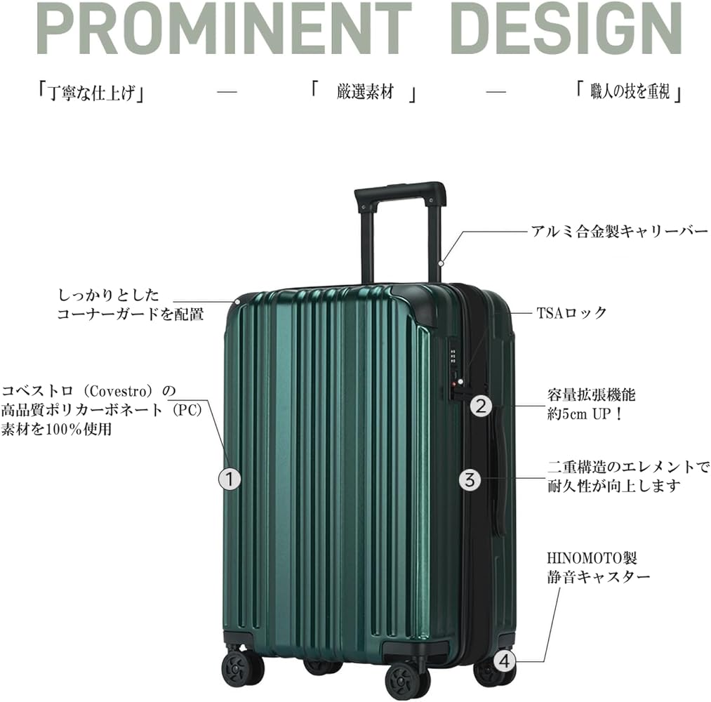 Amazon | [Roamifyland] 【在庫処分セール中】スーツケース 機内