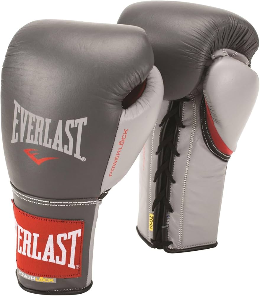 Everlast PowerLock Pro Fight Gloves 10Ozlxl Grey PowerLock Pro