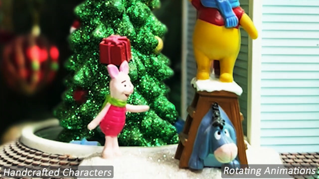 Amazon.com: Animated Disney Christmas House 12”H Moments In Time