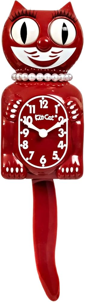 Amazon.com: Kit-Cat Klock Limited Edition Space Cherry Red Lady