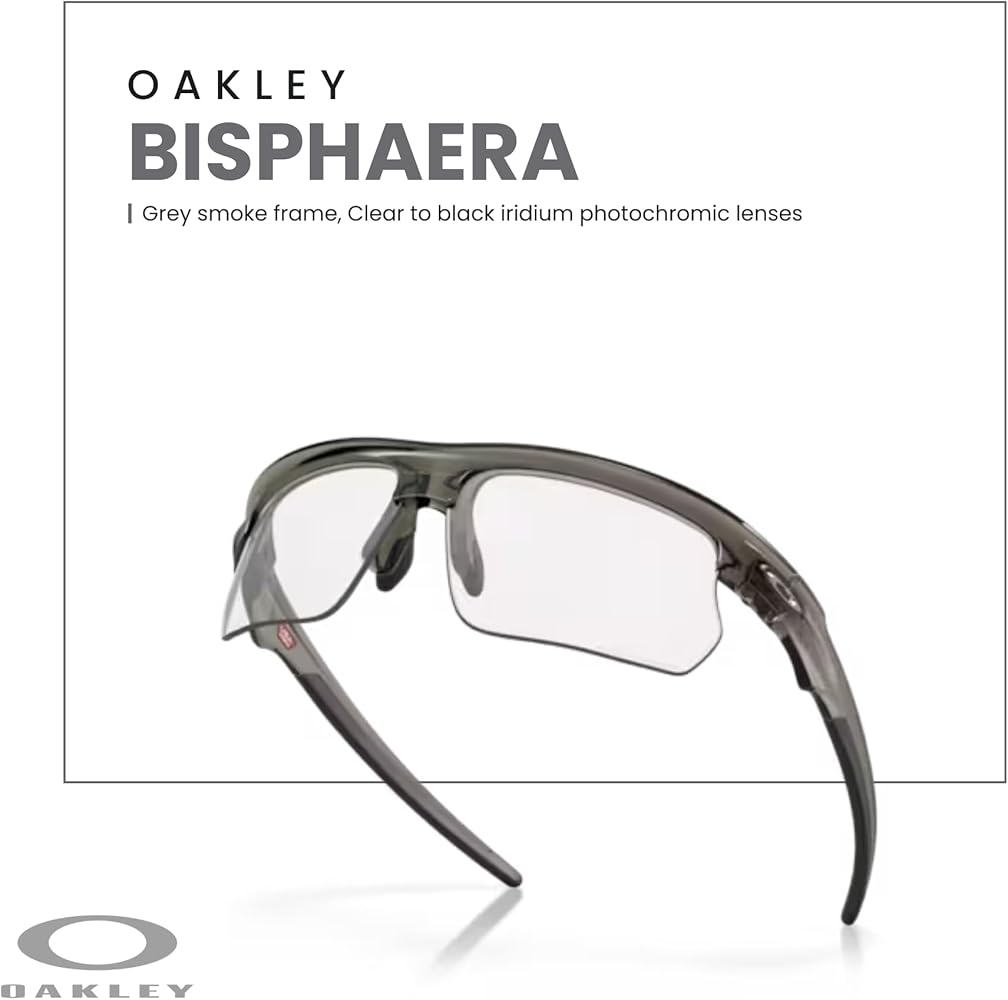 Amazon.com: Oakley Bisphaera OO9400 940011 68MM Grey Smoke/Clear