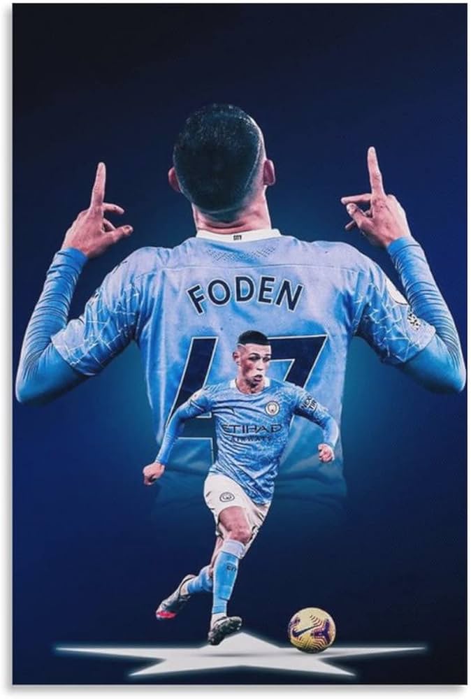 Amazon.co.jp: Phil Foden フィル・フォーデン サッカー選手1ポスター