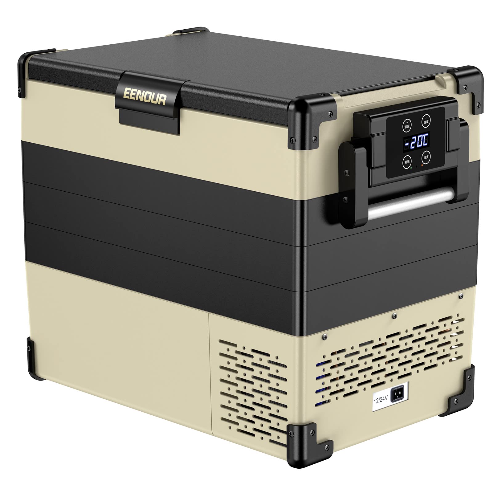 Amazon.co.jp: EENOUR 車載冷蔵庫 S52 52L -20℃～10℃ 急速冷凍 2室独立