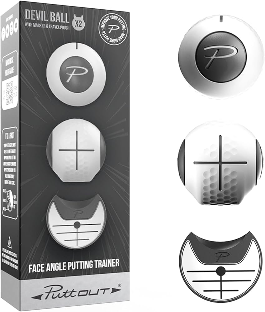 Amazon | PuttOUT デビルボール パター練習器具 ゴルフ練習器具
