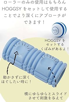 YUMICORE 筋膜ローラー 薄紫 約33cm New Hogssy Roller発売!! / 【商品