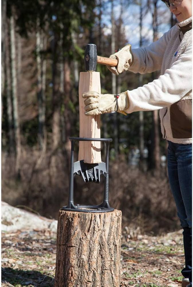 Amazon.co.jp: [ファイヤーサイド] キャンプ 薪割り キンドリング