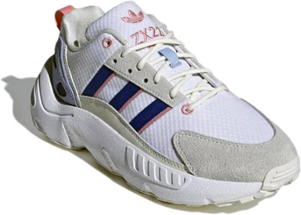 Amazon.com | adidas Originals Womens ZX 22 Boost Sneakers, White