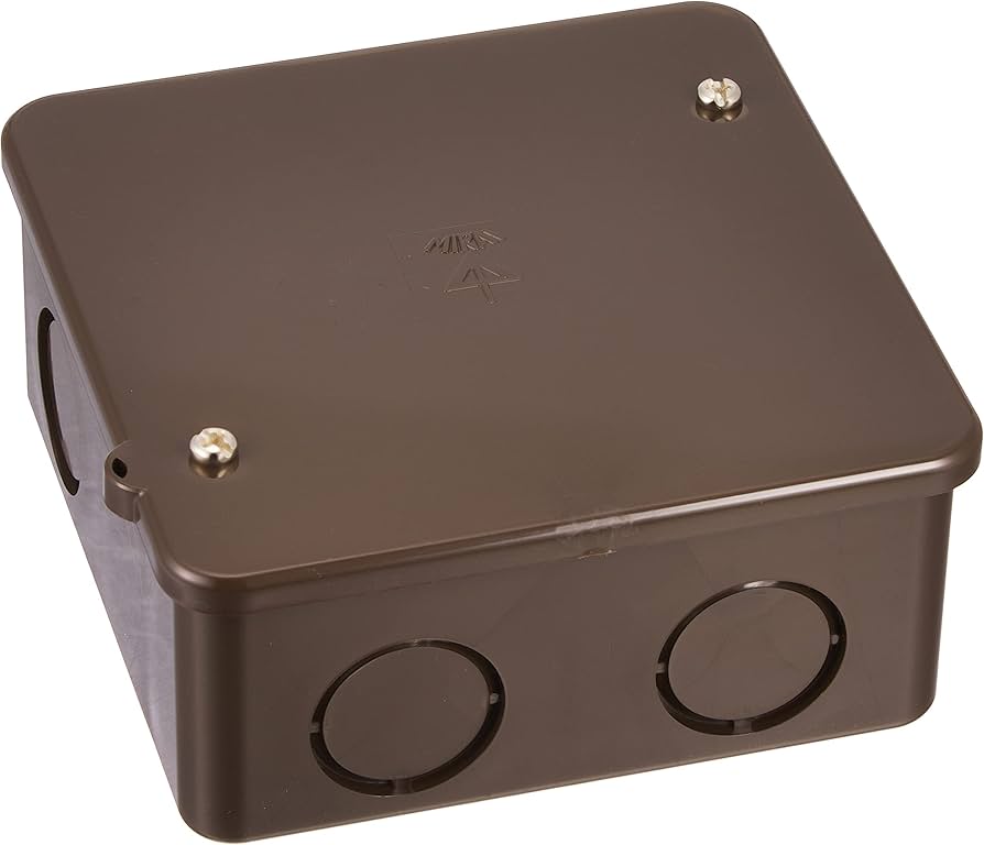 Amazon.co.jp: 未来工業 PVKボックス 中形四角浅型・ノック付