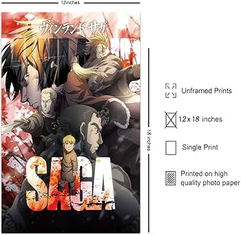 Amazon.com: Vinland Saga ヴィンランド・サガ Anime Poster and